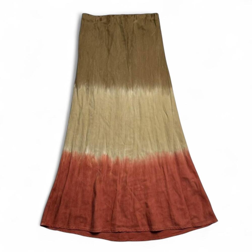 Cloth & Stone Anthropologie Maxi Skirt Women size XS Tie Dye earthy ombré design - Picture 3 of 5
